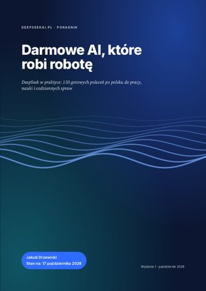 Okładka e-booka „Darmowe AI, które robi robotę”