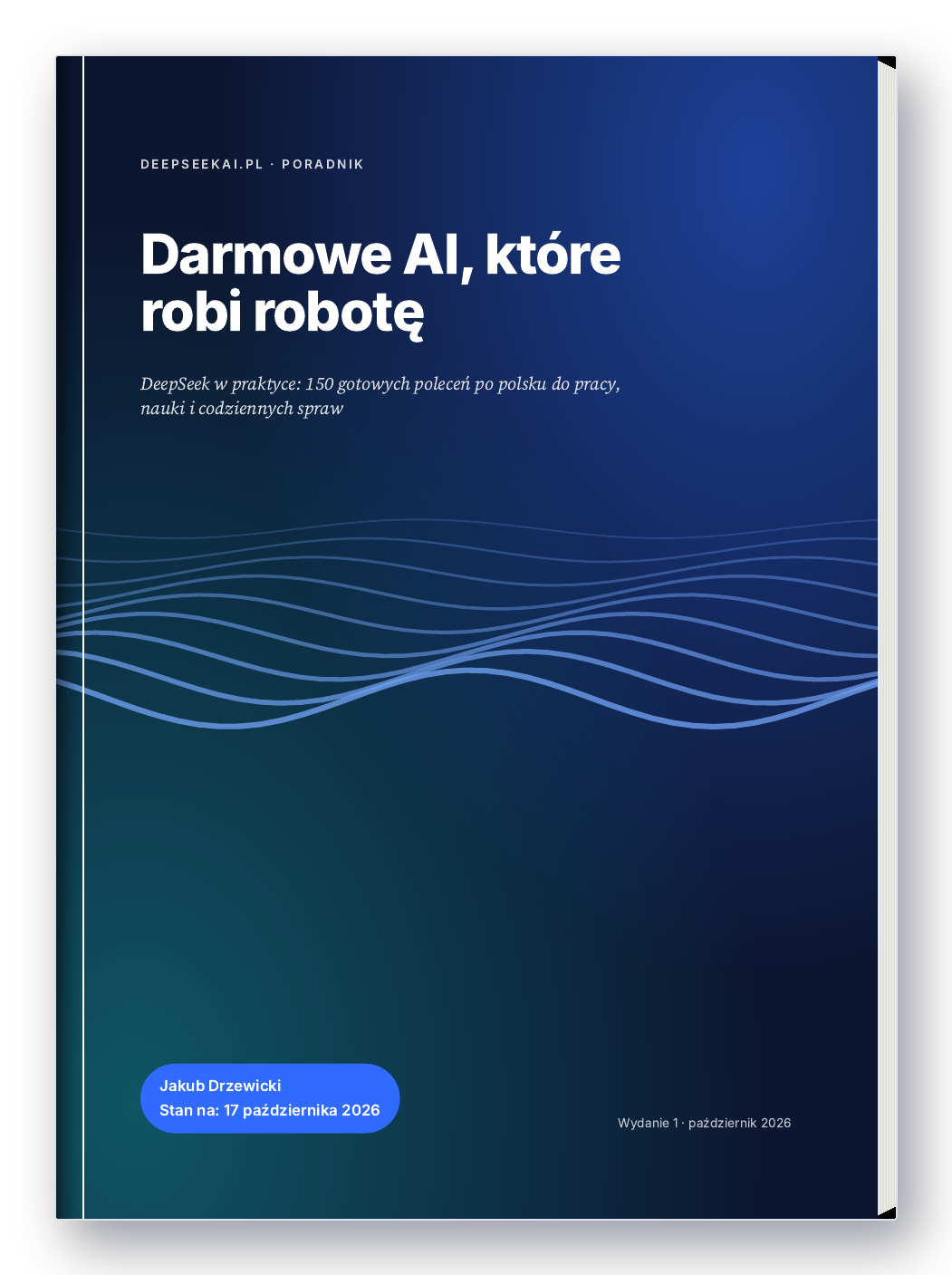 E-book „Darmowe AI, które robi robotę” — okładka